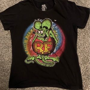 Rat fink tee, kids XL or adult small
